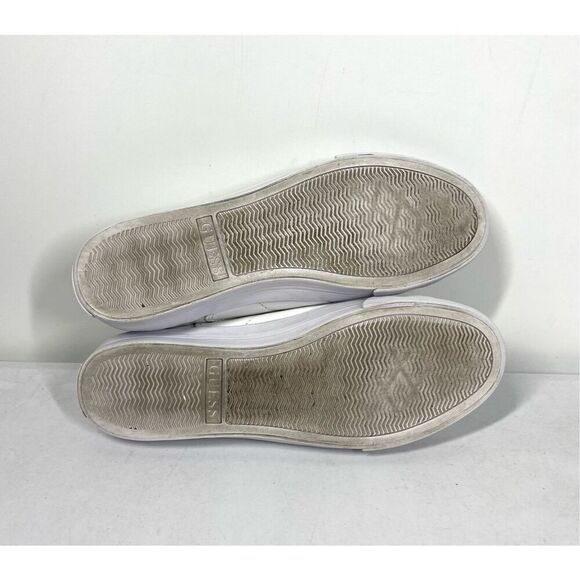 GUESS Comly 2 All White Low Top Sneaker Logo Women Size 9 - Picture 7 of 9